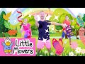 RIBBON DANCE WITH FRIENDS | KIDS DANCE | Little Movers Prop Dance | Children's Tutorial