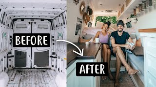 How to Convert a Sprinter Van to Beautiful Tiny Home for Full-Time Van Life