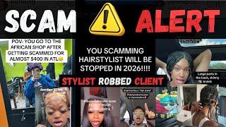HAIR Stylist & Braid SCAMS EXPOSED | STYLIST REACTS | Which State Has WORST SCAMMERS?