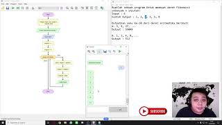 TUTORIAL CODING CARA MENGGUNAKAN LOOPING (FOR) DALAM FLOWGORITHM - PART 3