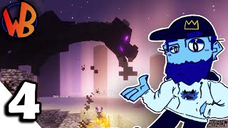 FIGHTING THE ENDER DRAGON | SH*T THAT HAPPENS IN MINECRAFT 4 (ft. WideBurger)