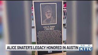 Alice Snater’s legacy receives recognition from city of Austin