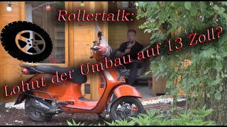 Vespa - Umbau auf 13 Zoll: Erfahrung und Meinung / Rollertalk