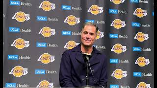 Lakers GM Rob Pelinka explains decision to stay pat at the trade deadline | Preg