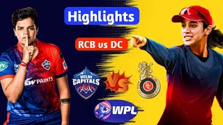 RCB vs DC wpl Highlights | RCB vs DC women's Highlights | RCB vs DC Highlights #cricketgenix #wpl