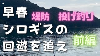 ＠早春湾内　シロギスの群れを追え〜前編〜【HOW TO 低活性時の一荷釣り】　宮崎県　堤防釣り　投げ釣り 2022.03.20