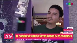 Cuatro robos, la misma heladería | Telefe Rosario