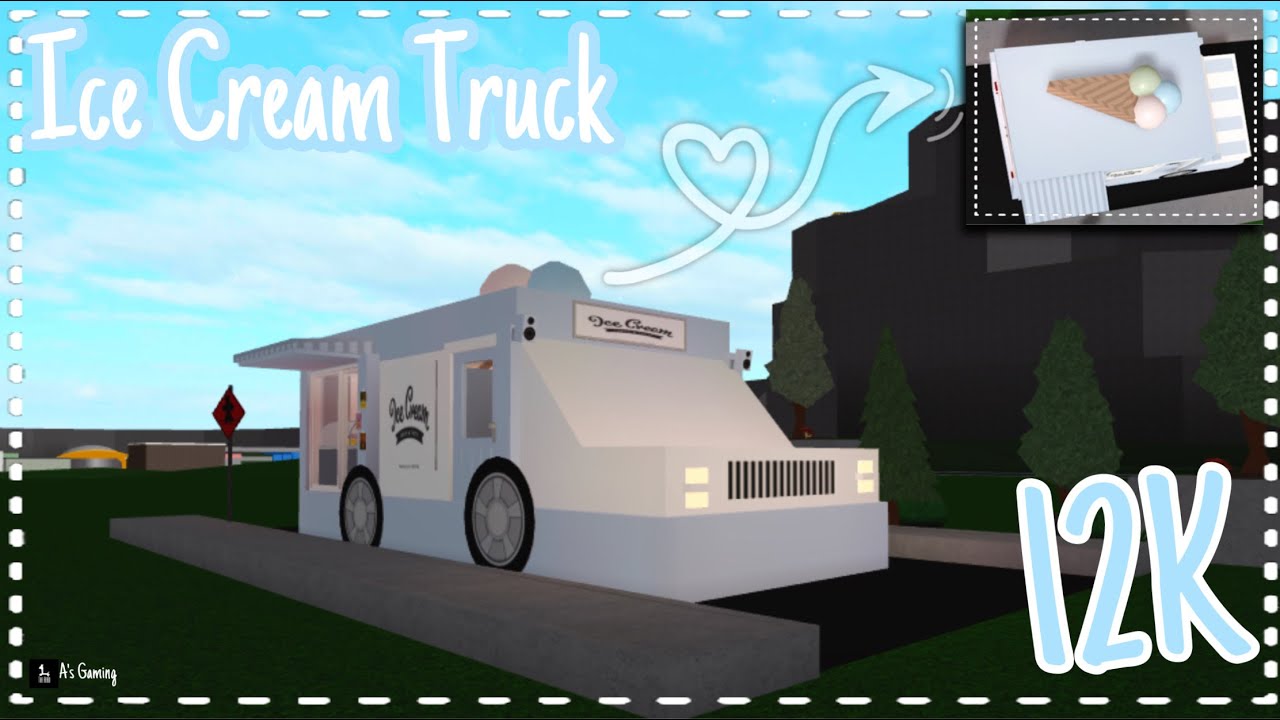 Ice Cream Truck | Build Tour | 12K | Bloxburg - YouTube