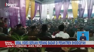 Viral Seruan Perang Badar di Pesantren Shiddiqiyah #iNewsSiang 12/07