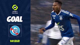 Goal Habib DIALLO (1' - RCSA) RC STRASBOURG ALSACE - MONTPELLIER HÉRAULT SC (2-0) 22/23
