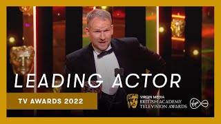 Time producer Simon Maloney accepts Sean Bean's Lead Actor award | Virgin Media BAFTA TV Awards 2022