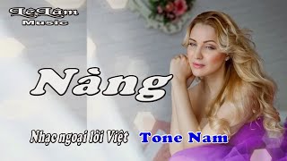 Karaoke - Nàng Tone Nam | Lê Lâm Music