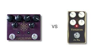 Analogman King of Tone vs Vemuram Jan Ray