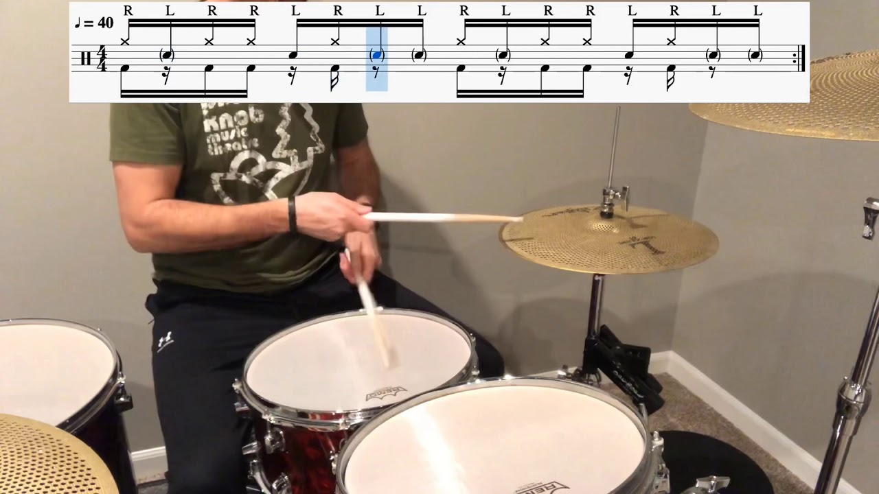 Beginner Paradiddle Drum Beat (Jan 6, 2021) - YouTube