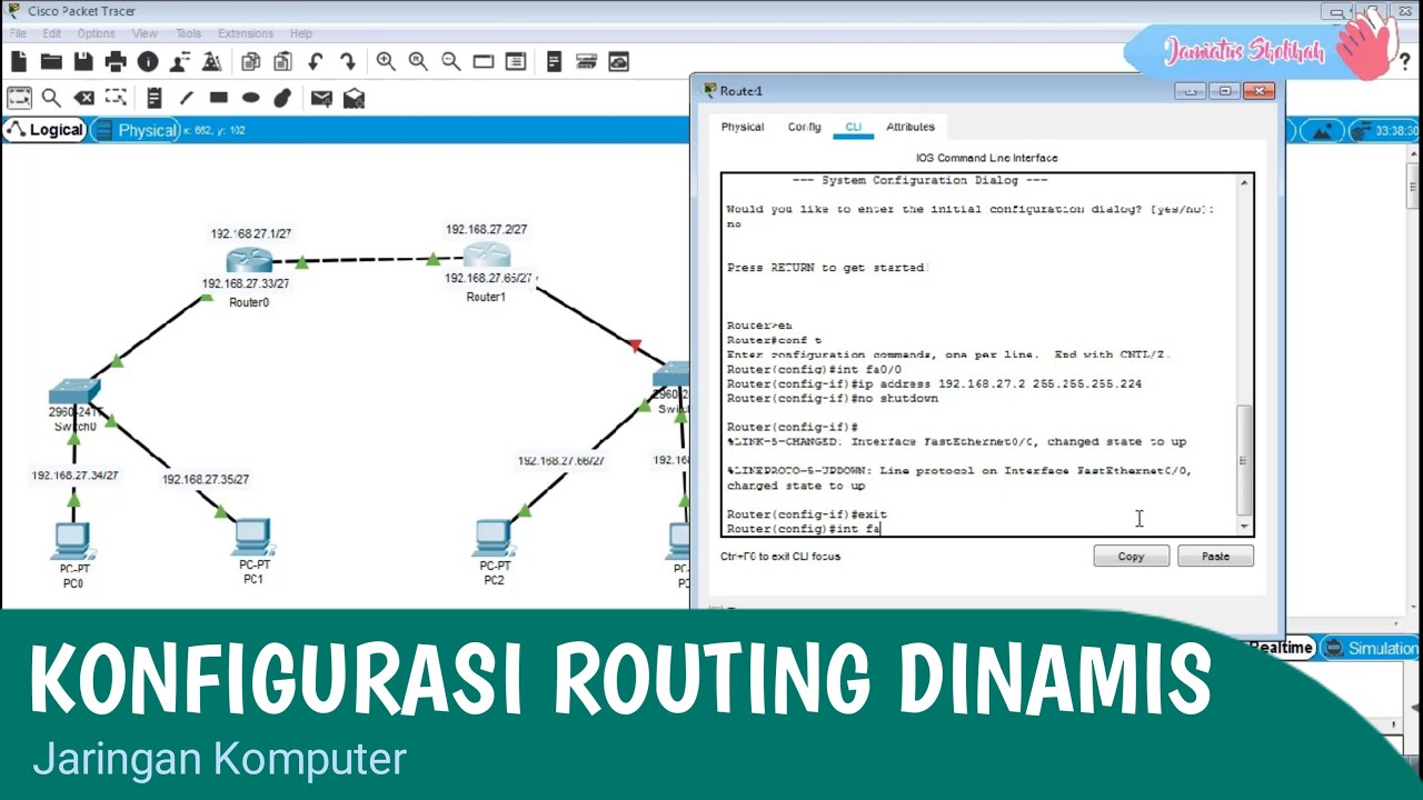 Konfigurasi Routing Dinamis (RIP) Berbasis CLI Di Cisco Packet Tracer ...