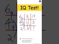 test your iq solution 101 shorts mahiyejinnasohna explore iq aptitude puzzle math