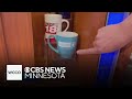 WCCO mug is tucked away on “Late Show with Stephen Colbert” set