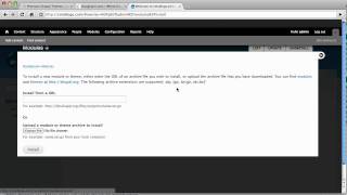 Installing a module in Drupal 7