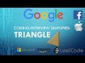 Coding Interview Tutorial 147 - Triangle [LeetCode]