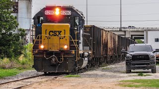 CSX O701 on Bad Track in St. Petersburg!