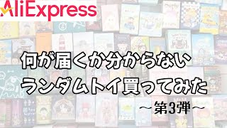 【AliExpress】アリエクで何が届くか分からないランダムブラインドボックス買ってみた、第3弾