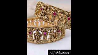 Beautiful Rajwada Design Gold Bangles. #exclusive#designer #trendy#gold#look#wholesaleprice#stunning