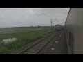 13054 kulik express crosses with 12509 smvt bangalore guwahati express near saktigarh station.