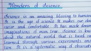Essay on wonder of science | Wonder of science essay in english | writing | essay | ng Teach