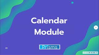 Calendar Module Online Session