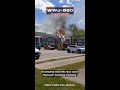 Firefighters battle big fire at Plymouth Township apartments