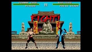 모탈컴뱃 메가드라이브 쟈니 케이지 Mortal Kombat  Johnny Cage  Mega Drive (Sega Genesis)