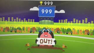 Google doodle cricket highest score ever 999