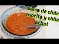 SALSA DE CHILE MORITA 😋😋 #cocina #comida mexicana