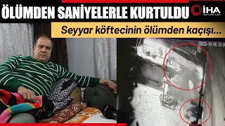 Seyyar Köftecinin Saniyelerle Kurtulduğu Anlar Kamerada