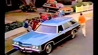 1972 Chevrolet Caprice Kingswood Estate + Chevelle Estate wagons commercial