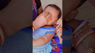 Gopare bajuchi nagara 🥰 kajal tika make-up for baby 🥰#shorts #trending #viral