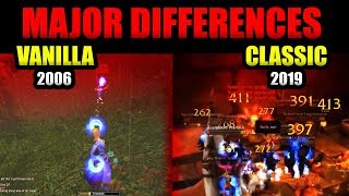 TOP 7 Major Differences Between Classic WoW \u0026 Vanilla WoW (2019 Vs 2006)