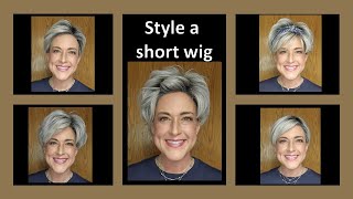 6 stunning ways to style a short synthetic wig using Ellen Wille Relax : TRANSFORM your wigs!