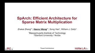 SpArch: Efficient Architecture for Sparse Matrix Multiplication, [HPCA 2020]
