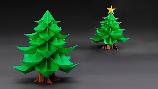 Easy Modular Origami Christmas Tree - Simplified Step by Step Tutorial