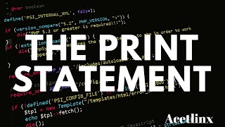 The Print Statement (Java Basics) - AP Computer Science A MasterClass