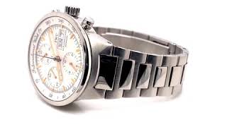 Towne Jewelers Estate IWC Stainless Steel Chronograph Automatic Fashion Watch