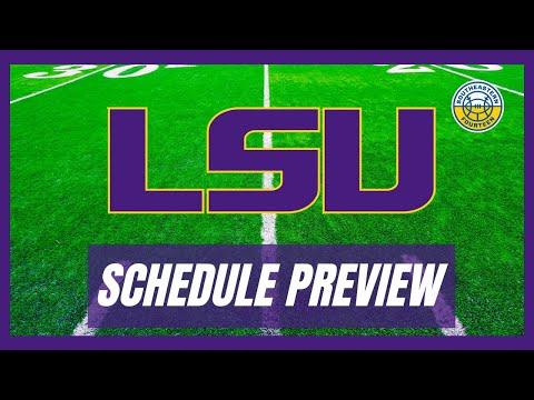 2022 LSU Football Schedule Preview - YouTube