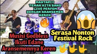 Live Perfom Teman Kita Band || Musisi Godbless - Ikuti Edane aransemen keren...