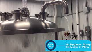 High Purity Hygienic Spray Deflector