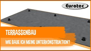 Terrassenbau: Wie baue ich meine Unterkonstruktion?