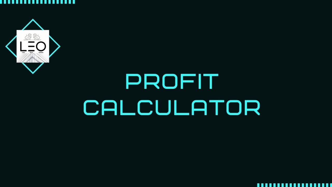 PROFIT CALCULATOR - YouTube