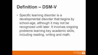 Learning Disabilities: Current Practices in Identification and Treatment