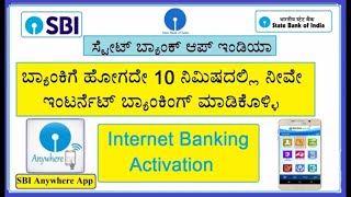 HOW TO ACTIVATE SBI INTERNET BANKING  IN KANNADA