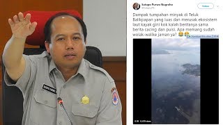 Minyak Tumpah di Balikpapan, Sutopo: Kok Kalah Beritanya Sama Berita Cacing Dan Puisi